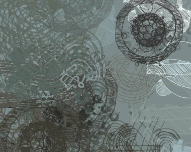 sorunsuz soyut sanat çizimi, kopyalama alanı şablonu için arka plan