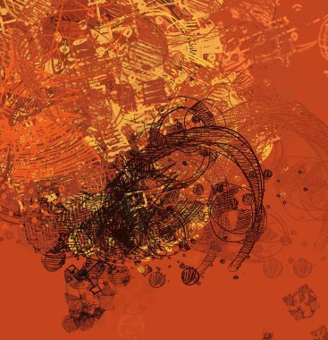 sorunsuz soyut sanat çizimi, kopyalama alanı şablonu için arka plan