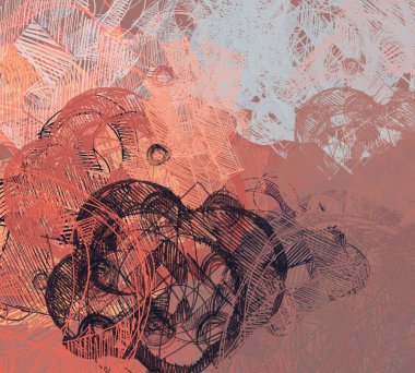 sorunsuz soyut sanat çizimi, kopyalama alanı şablonu için arka plan