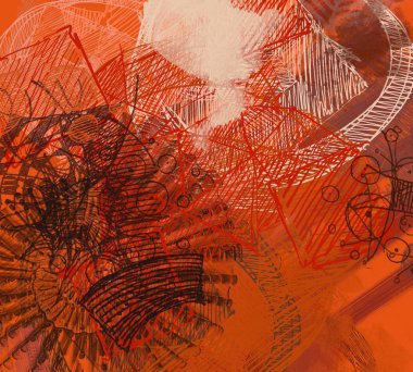 sorunsuz soyut sanat çizimi, kopyalama alanı şablonu için arka plan