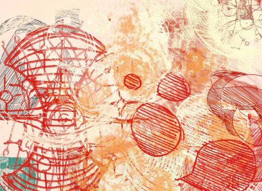 Metnin için alanı olan grunge arkaplanı