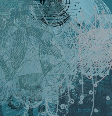 Metnin için alanı olan grunge arkaplanı