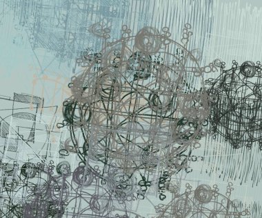 Metnin için alanı olan soyut arkaplan