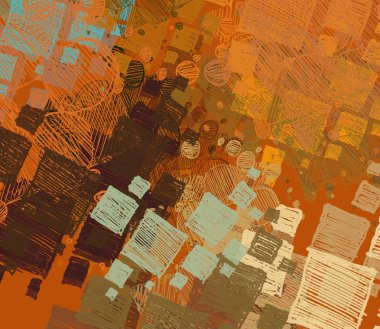 Metnin için alanı olan soyut arkaplan