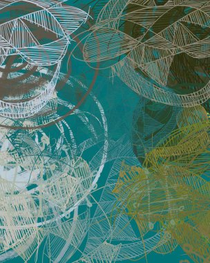 Metnin için alanı olan soyut arkaplan