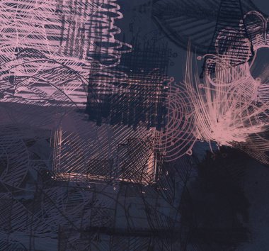 Şehrin soyut Illustration