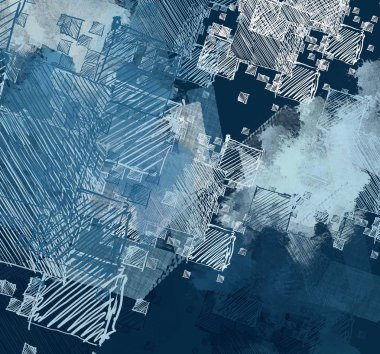 Metnin için alanı olan soyut arkaplan