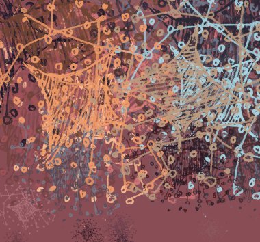 Metnin için alanı olan soyut arkaplan