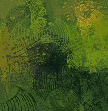 grunge elemanları ve metin için alan ile soyut arka plan