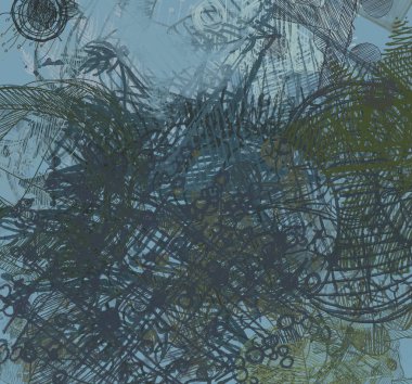 grunge elemanları ve metin için alan ile soyut arka plan