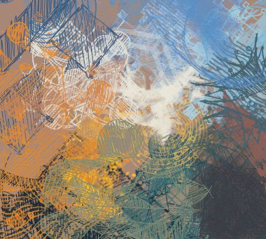 grunge elemanları ve metin için alan ile soyut arka plan