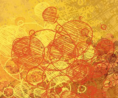 grunge elemanları ve metin için alan ile soyut arka plan