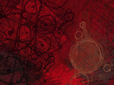 grunge elemanları ve metin için alan ile soyut arka plan