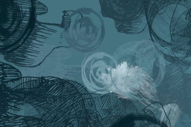 grunge elemanları ve metin için alan ile soyut arka plan