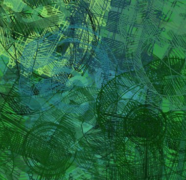 grunge elemanları ve metin için alan ile soyut arka plan