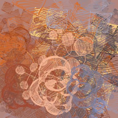 grunge elemanları ve metin için alan ile soyut arka plan