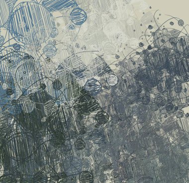 grunge elemanları ve metin için alan ile soyut arka plan