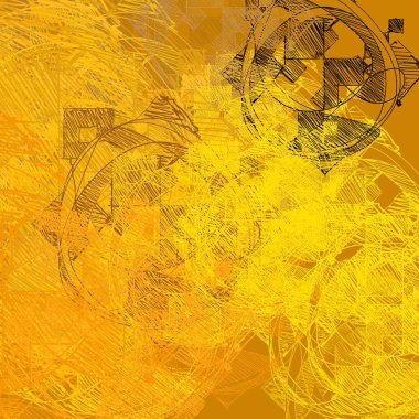 grunge elemanları ve metin için alan ile soyut arka plan