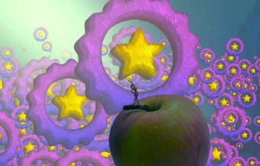 boşluk ile soyut renkli arka plan