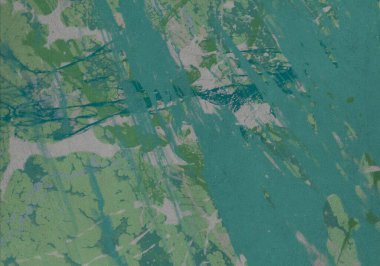 Metin için yeri olan boya lekeleriyle soyut arkaplan  