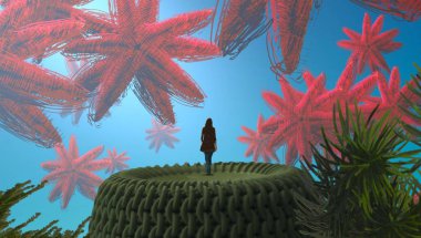 alanında noel ağacı