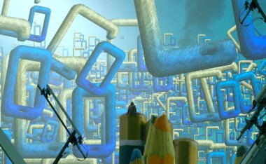 soyut renkli arkaplan, alanı kopyala 