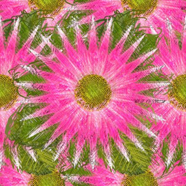 Beyaz arkaplanda pembe çiçekler