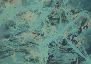 Metin için yeri olan boya lekeleriyle soyut arkaplan