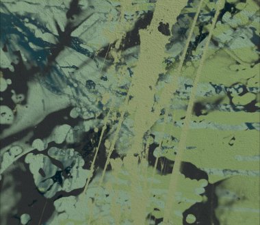 metin için alan ile arka planda soyut renkli lekeler