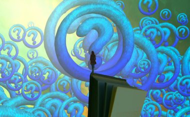 bir cam ile soyut arka plan