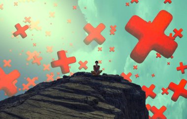 metin için alanı olan soyut kavramsal yaratıcı arkaplan 