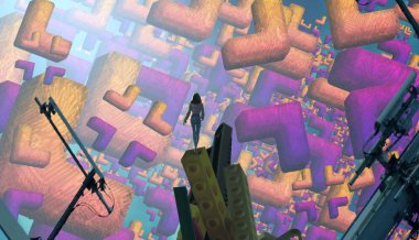 soyut renkli arkaplan, alanı kopyala