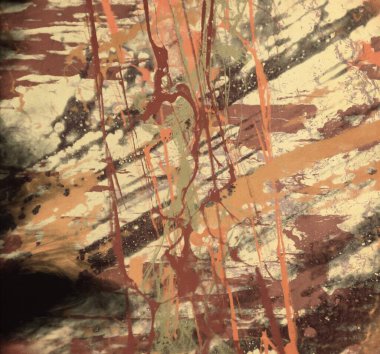 Metin için yeri olan boya lekeleriyle soyut arkaplan  