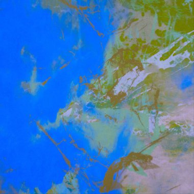 Metin için yeri olan boya lekeleriyle soyut arkaplan