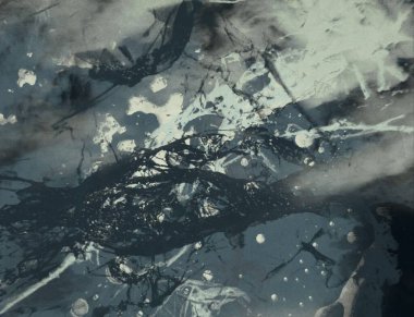 Metin için yeri olan boya lekeleriyle soyut arkaplan  