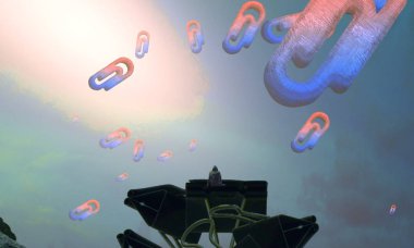 metin için alanı olan soyut kavramsal yaratıcı arkaplan 