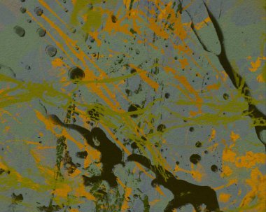 Metin için yeri olan boya lekeleriyle soyut arkaplan