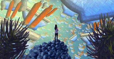 Masadaki güzel çiçekler.