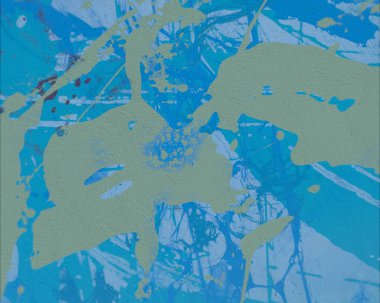 Arkaplanda soyut renkli lekeler     