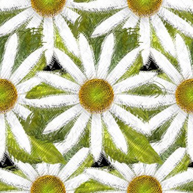 Dağınık tarzda çiçek çizim, grungy arka plan.