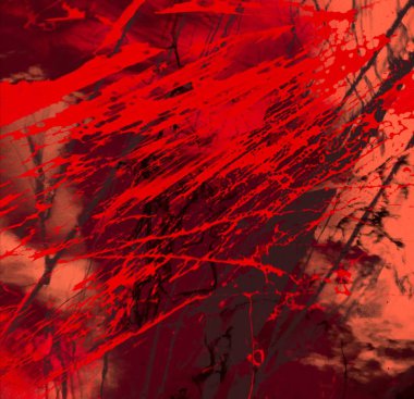 Metin için yeri olan boya lekeleriyle soyut arkaplan