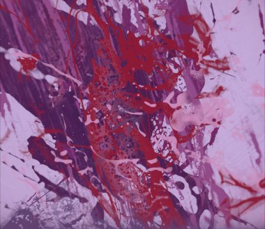 Metin için yeri olan boya lekeleriyle soyut arkaplan  