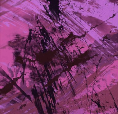 Arkaplanda soyut renkli lekeler               