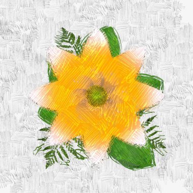 kopya alanı ile arka plan için sanatsal renkli illüstrasyon