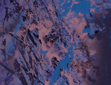 Metin için yeri olan boya lekeleriyle soyut arkaplan