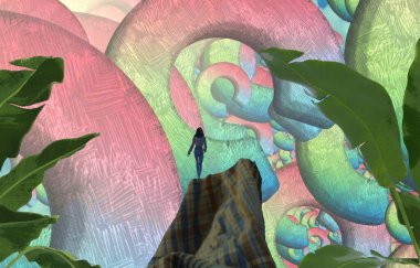 Ağaçta sonbahar yaprakları