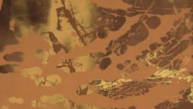 Metin için yeri olan boya lekeleriyle soyut arkaplan   