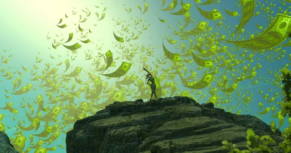 sahilde yeşil balık