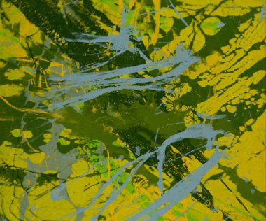 metin için alan ile arka planda soyut renkli lekeler