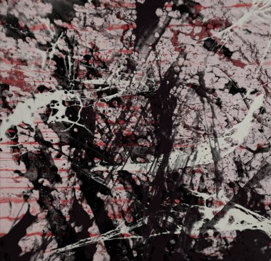 metin için alan ile arka planda soyut renkli lekeler